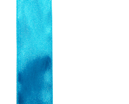 Blue Straight Ribbonの写真素材