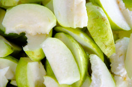 Sliced Guava fruit for serving