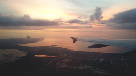 Sunset Skyview.
Enjoy to the max with the beautiful scene in the eveningの写真素材