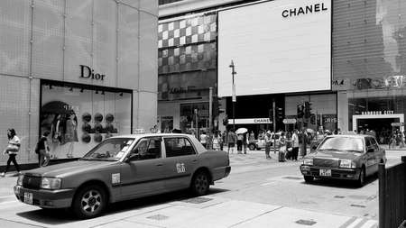 Hong Kong downtown
A corner to experience Hong Kong downtown in black and white retro feel effect.のeditorial素材