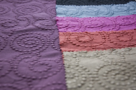 Many shade of curve texture fabric
