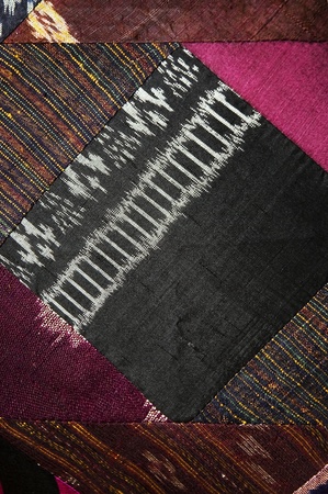 variety textile of thai silk