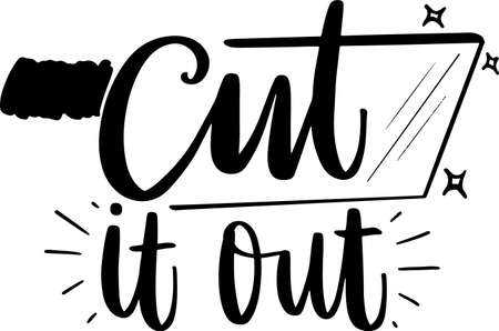 Funny Kitchen Lettering Quotes. Motivation inspiration typography for printable, poster, cards, etc.のイラスト素材