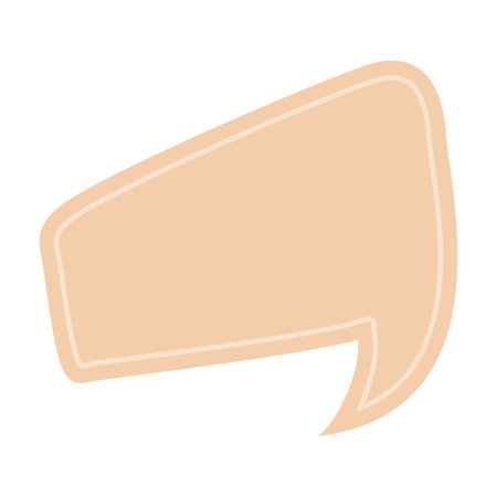Isolated speech bubble icon on a white background, Vector illustration.のイラスト素材