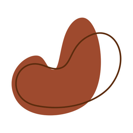 Abstract Shapes Element Illustration. Abstract Fluid Element For Background Decoration.のイラスト素材