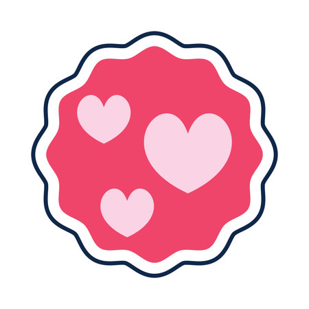 love card design, vector illustration eps10 graphic flat style iconのイラスト素材