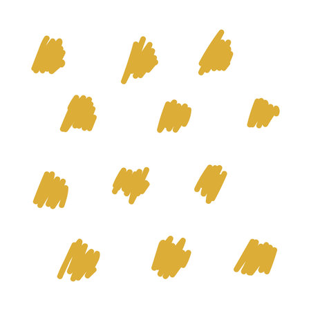 Hand drawn brush strokes. Vector illustration. Grunge texture.のイラスト素材