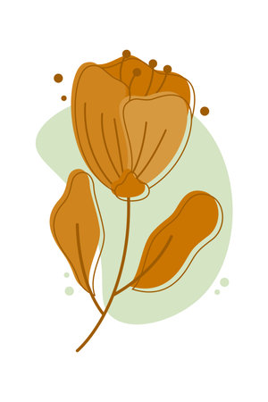 Flower icon. Floral nature plant and decoration theme. Isolated design. Vector illustrationのイラスト素材