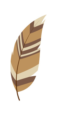 feather design, vector illustration graphic flat style iconのイラスト素材