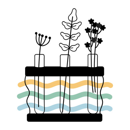 plant in vase design, vector illustration eps10 graphic.のイラスト素材