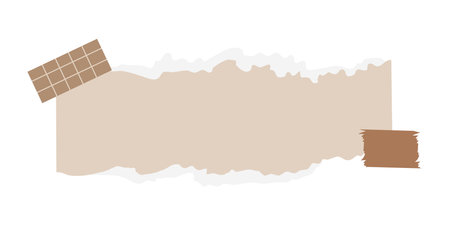 Ripped paper with space for your text or image. Vector illustration.のイラスト素材