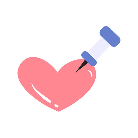 Heart icon vector isolated on white background for your web and mobile app design, Heart logo conceptのイラスト素材