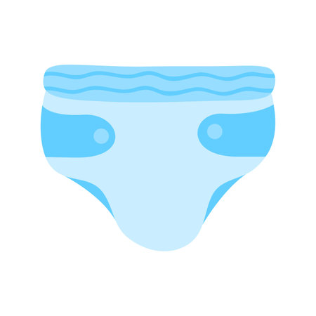 Diaper icon vector isolated on white background for your web and mobile app design, Diaper logo conceptのイラスト素材
