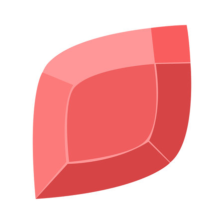 Liver icon in isometric 3d style on a white backgroundのイラスト素材
