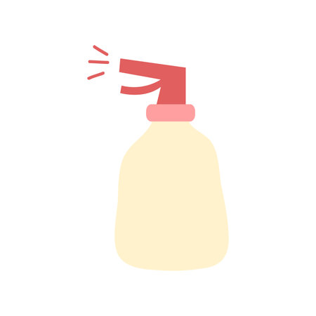 Spray bottle icon vector isolated on white background for your web and mobile app design, Spray bottle logo conceptのイラスト素材