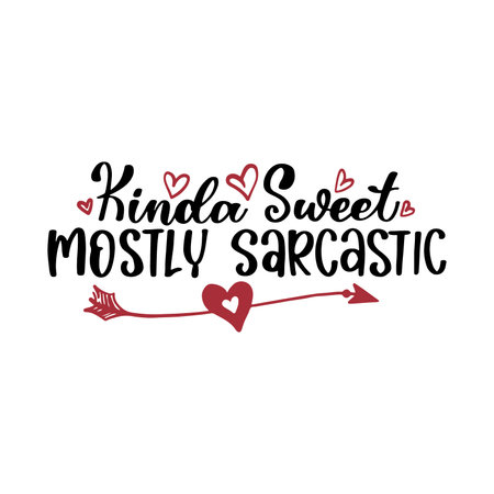 Valentines day greeting card. Hand drawn lettering. Vector illustration.のイラスト素材