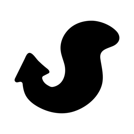 Vector arrow icon. Black and white illustration isolated on white background.のイラスト素材