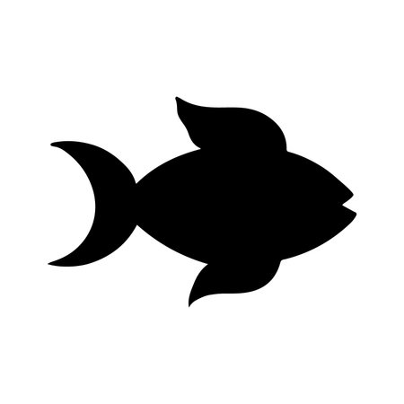 Fish icon. Flat style eps 10 vector illustration on white background.のイラスト素材