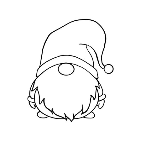 santa claus christmas cute little boy cartoon vector illustration graphic designのイラスト素材