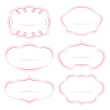 vintage framesのイラスト素材