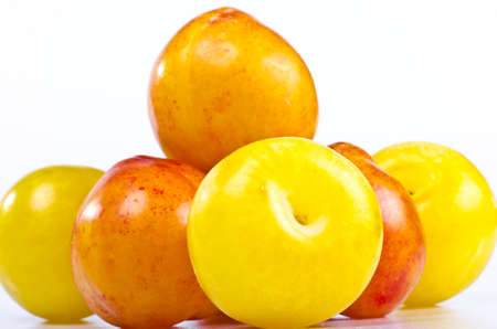 Apricots count to the first fruits which come in the early summer on the market.の写真素材