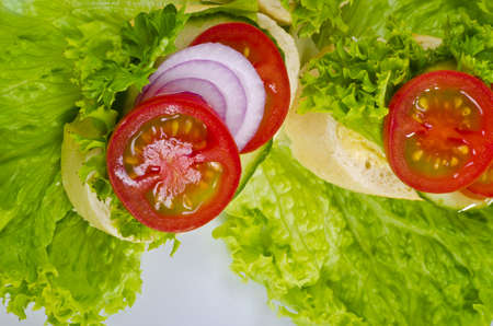 Crisply French sticks au gratin are an ideal snack for guestsの写真素材