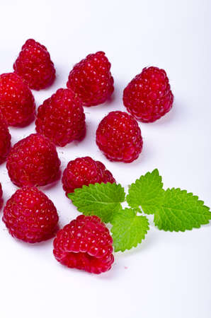 Rubus idaeus  is a red-fruited species of Rubus native to Europe and northern Asia の写真素材
