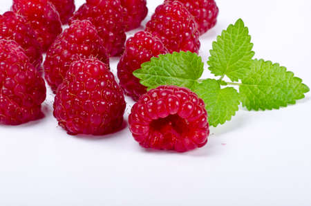 Rubus idaeus  is a red-fruited species of Rubus native to Europe and northern Asia の写真素材