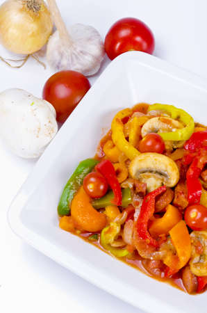 Lecho (Leczo ingredients)の写真素材