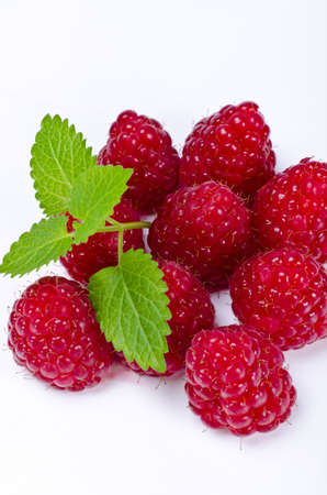 Rubus idaeus  is a red-fruited species of Rubus native to Europe and northern Asia の写真素材