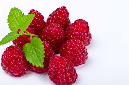 Rubus idaeus  is a red-fruited species of Rubus native to Europe and northern Asia の写真素材