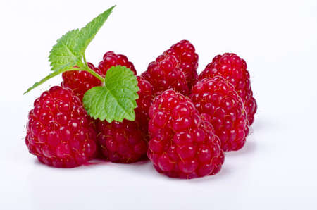 Rubus idaeus  is a red-fruited species of Rubus native to Europe and northern Asia の写真素材