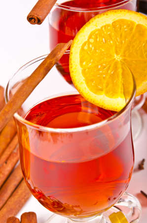 hot wine punchの写真素材