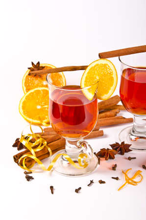hot wine punchの写真素材