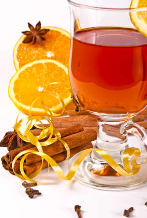 hot wine punchの写真素材