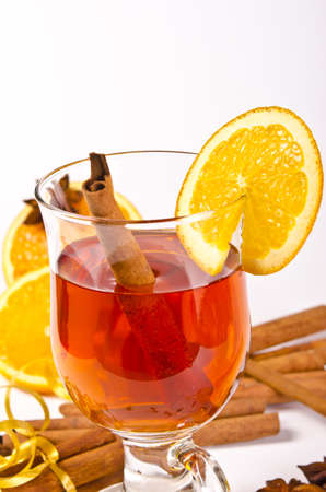 hot wine punchの写真素材