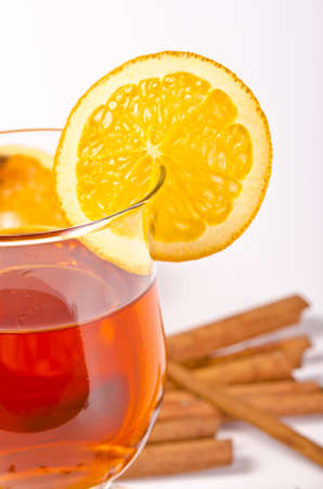 hot wine punchの写真素材