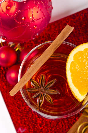 hot wine punchの写真素材