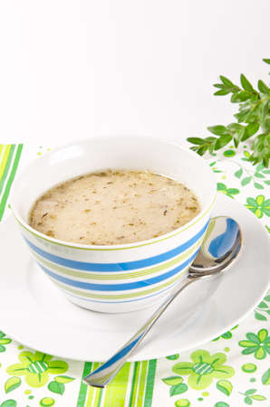 Zurek is a decent Polish Easter soupの写真素材