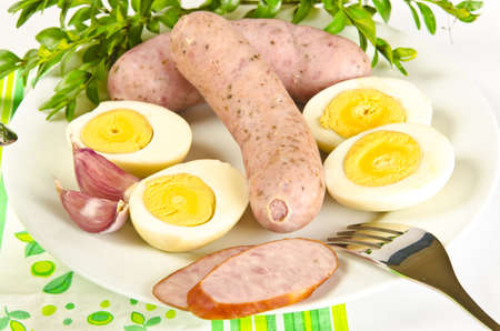 Zurek is a decent Polish Easter soupの写真素材