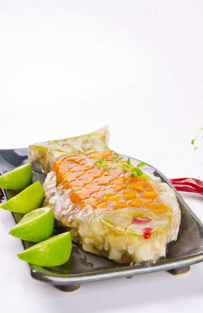 Carps in aspicの写真素材