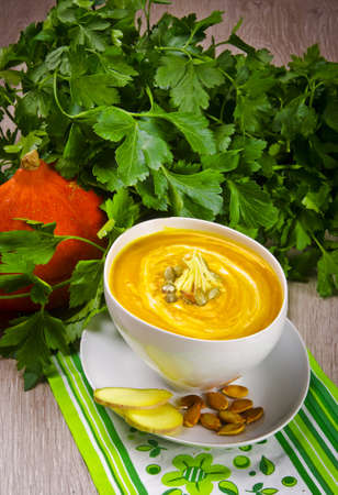 Pumpkin soupの写真素材