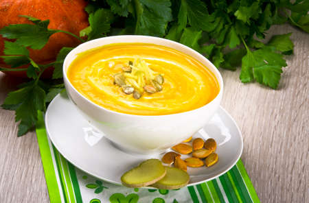 Pumpkin soupの写真素材