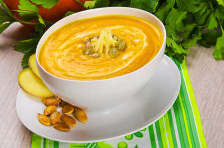 Pumpkin soupの写真素材
