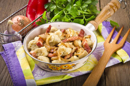 Silesian potato dumplingsの写真素材