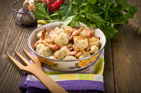 Silesian potato dumplingsの写真素材