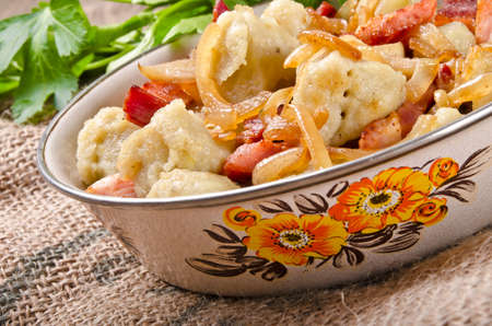 Silesian potato dumplingsの写真素材