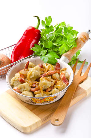 Silesian potato dumplingsの写真素材