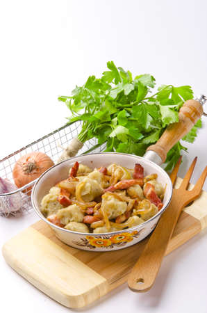 Silesian potato dumplingsの写真素材