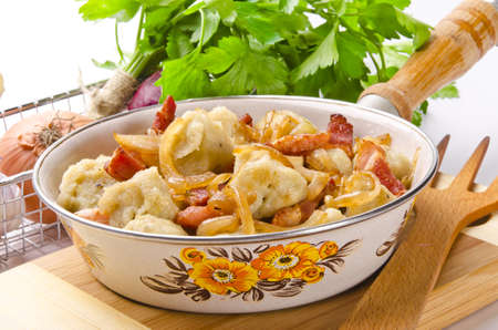 Silesian potato dumplingsの写真素材